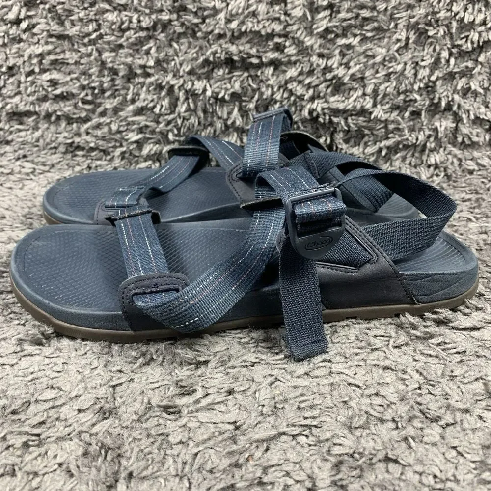Chaco Lowdown Mens Size 13 Navy Blue Beach Walking Outdoor Strappy Sandals